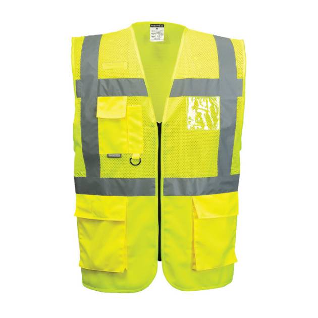 PORTWEST C496 – Prsluk Madrid Hi-Vis Half Mesh Executive
