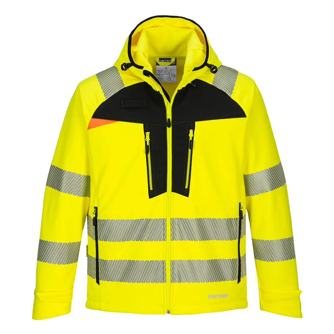Portwest DX475 softshell jakna visoke vidljivosti – slika 2