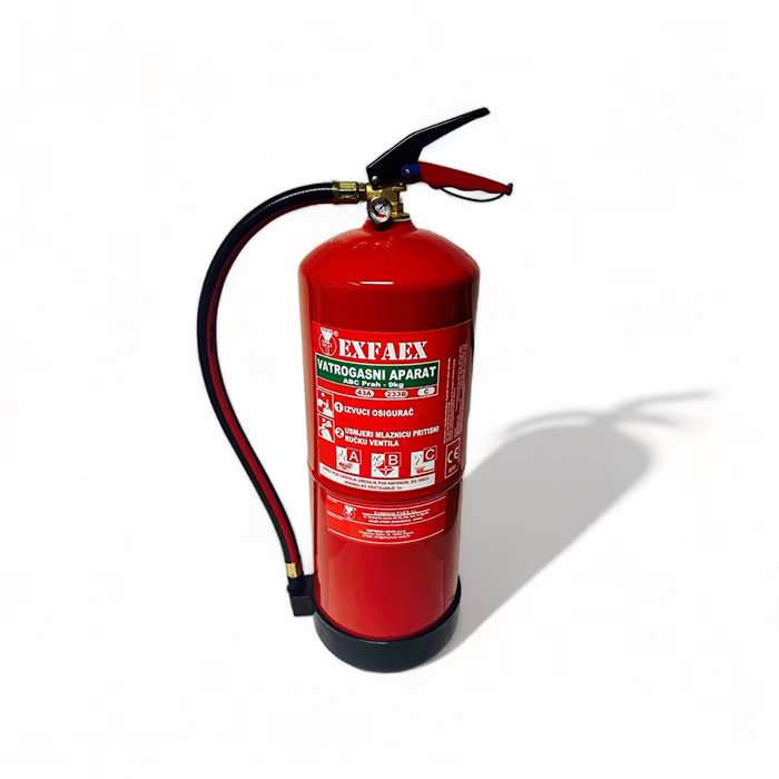 Vatrogasni aparat EXFAEX S9P / PI9 ABC prah 9kg